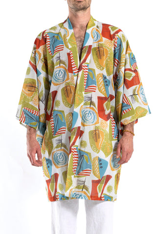 2332 Kimono " Omar Print "