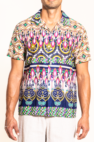 Bali Cotton Camp Collar S/SL Shirt