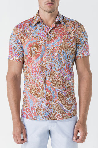1763 Ibiza Print S/SL Shirt